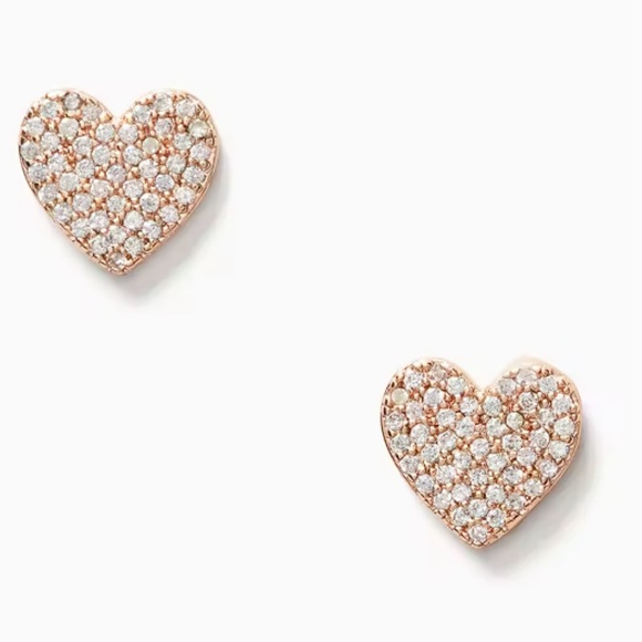 KATE SPADE HEART EARRINGS♠️ - Picture 2 of 3